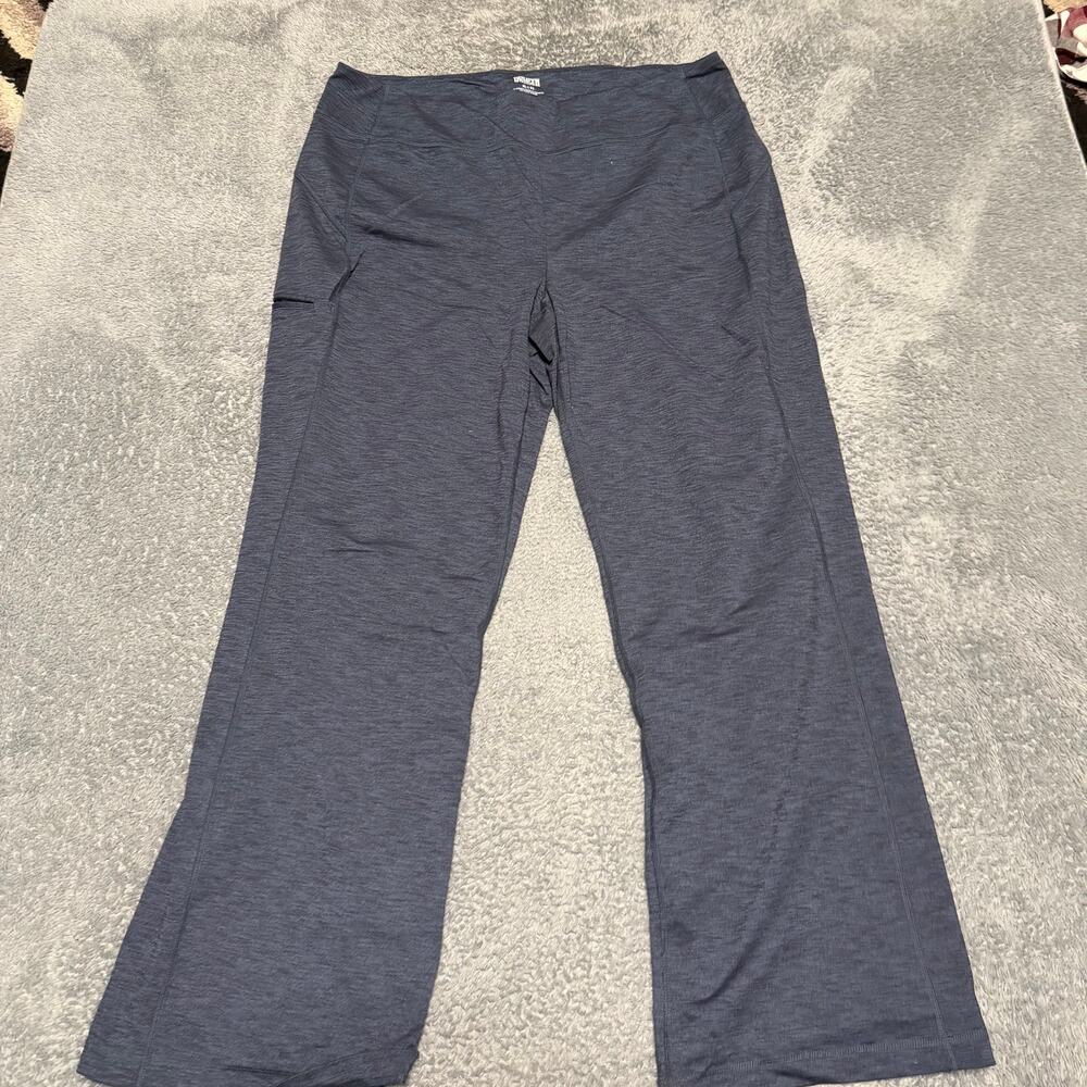 Duluth Trading NoGA Classic Relaxed Pants Womens XL x31 Blue Yoga Outdoor Casual